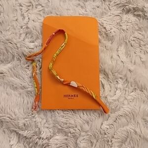 Hermès Orange Twilly Hair Tie in Hermes Orange Envelope